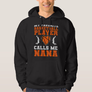 Min favoritbasketspelare kallar mig Nana Mor Hoodie