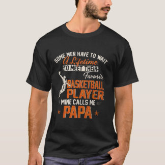 Min favoritbasketspelare kallar mig Pappa Funny T Shirt