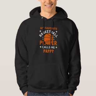 Min favoritbasketspelare kallar mig Pappy Boll Hoodie