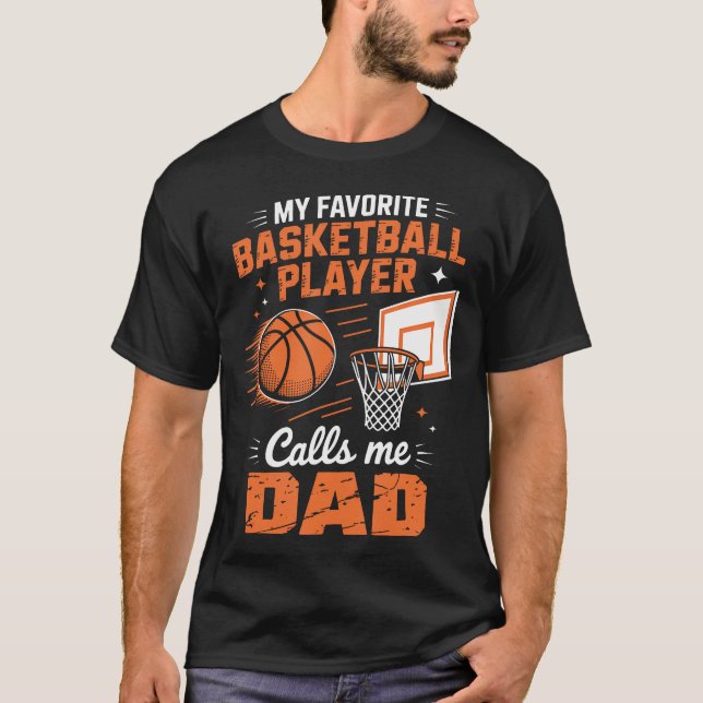 Min Favoritbasketspelare Ringer Mig T Shirt (Framsida)