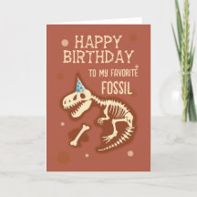 Min favoritbild Fossil Birthday Hälsning