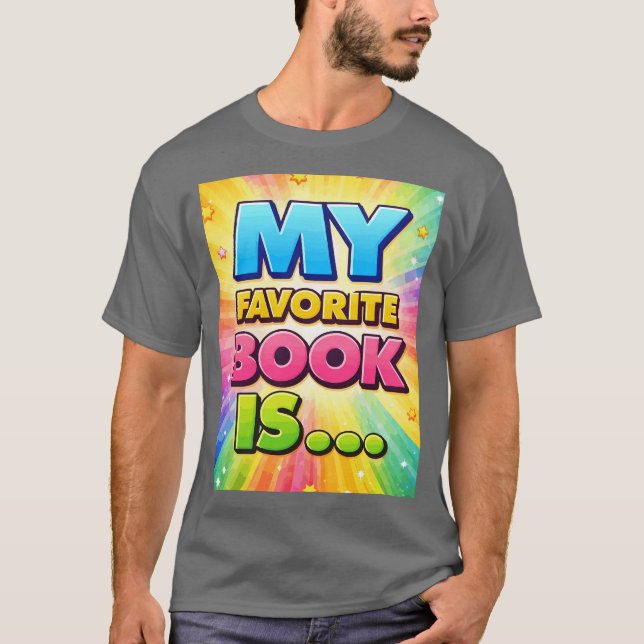 Min Favoritbok Är T Shirt (Framsida)
