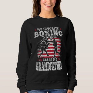 Min favoritboxare kallar mig farfar fet t shirt