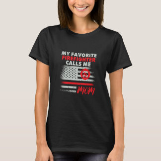 Min Favoritbrandman Kallar Mig Mamma Brandman Desi T Shirt