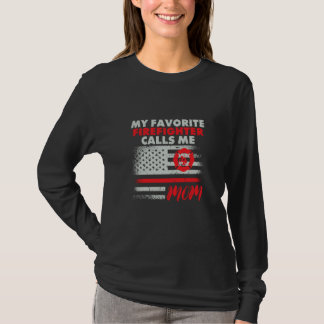 Min Favoritbrandman Kallar Mig Mamma Brandman Desi T Shirt