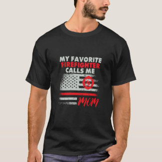 Min favoritbrandman kallar mig mamma brandman desi t shirt