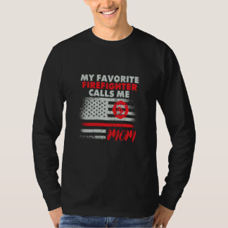 Min Favoritbrandman Kallar Mig Mamma Brandman Desi T Shirt