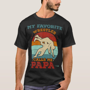 Min Favoritbrottare Kallar Mig Pappa Rolig Brottni T Shirt