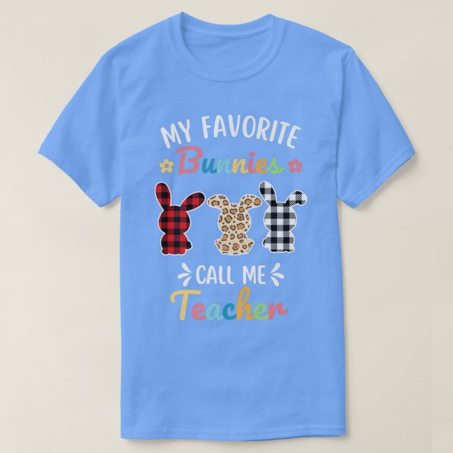 Min favoritbunnies kallar mig Lacher Leopard Skriv T Shirt (Design framsida)