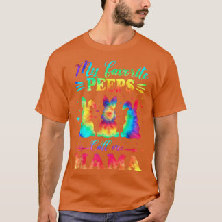 Min favoritbunnies kallar mig Mamma Påsk Tie Dye T Shirt
