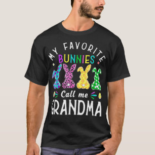 Min favoritbunnies kallar mig mormor Bunny Egg Leo T Shirt