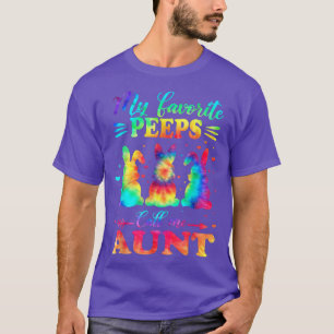 Min favoritbunnies kallar mig Moster Påsk Tie Dye T Shirt
