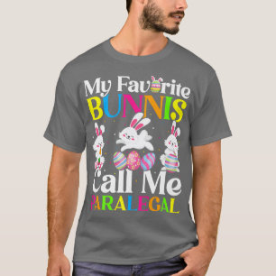 Min favoritbunny Ring mig Paralegal Påsk T Shirt