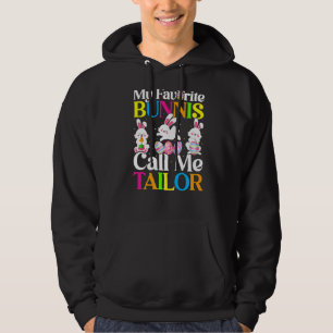 Min favoritbunny Ring mig Tailor Påsk Hoodie