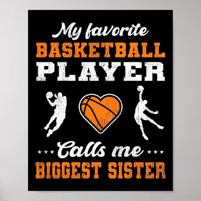 Min favoritbysketbyll Player anropar mig Biggest S Poster (Framsidan)