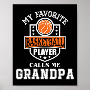 Min favoritbysketbyll Player anropar mig Grandpa-T Poster