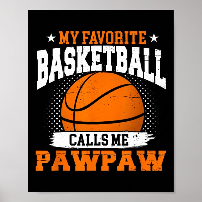 Min favoritbysketbyll Player anropar mig Pawpaw Fa Poster (Framsidan)