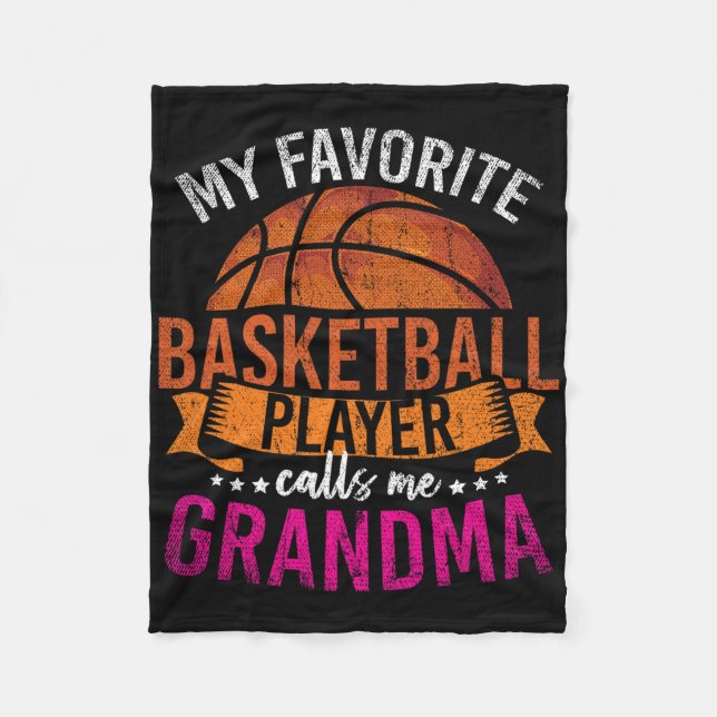 Min favoritbyte-sketbyll Player anropar mig Grandm Fleecefilt (Framsidan)