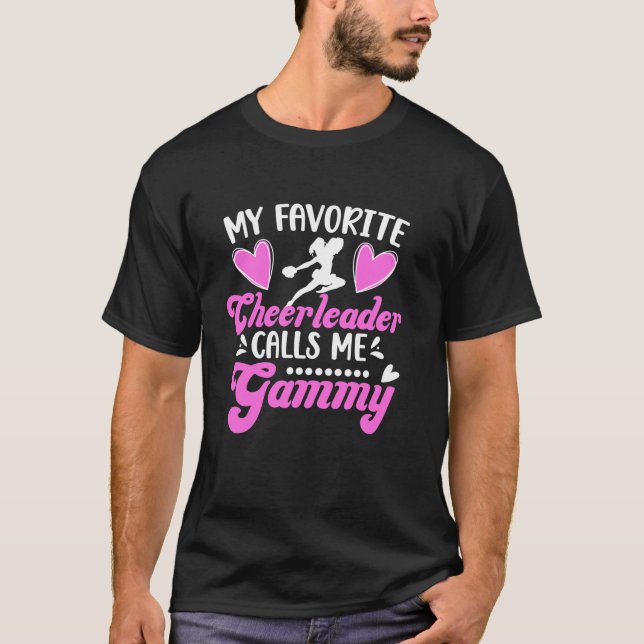 Min favoritCheerLeader Gammy Cheer Gammy Cheerlea T Shirt (Framsida)
