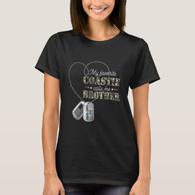 Min favoritCoastie kallar mig Brother Kusten Guard T Shirt (Framsida)