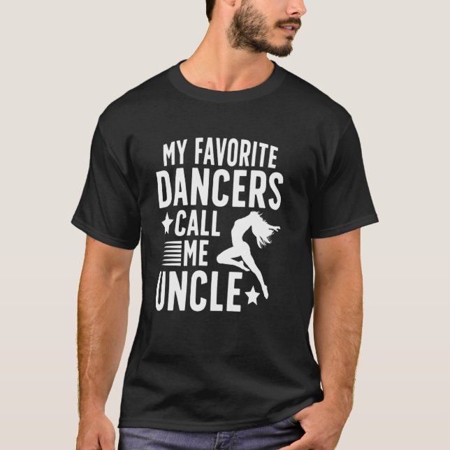 Min Favoritdansande Farbror Dansar Farbror Dansand T Shirt (Framsida)