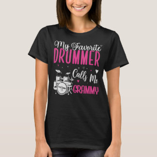 Min favoritdrummer kallar mig Grandma Cute 1 T Shirt