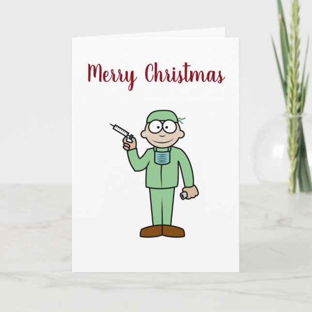 ***MIN FAVORITE DOKTOR** I CHRISTMAS HELGKORT (Framsida)