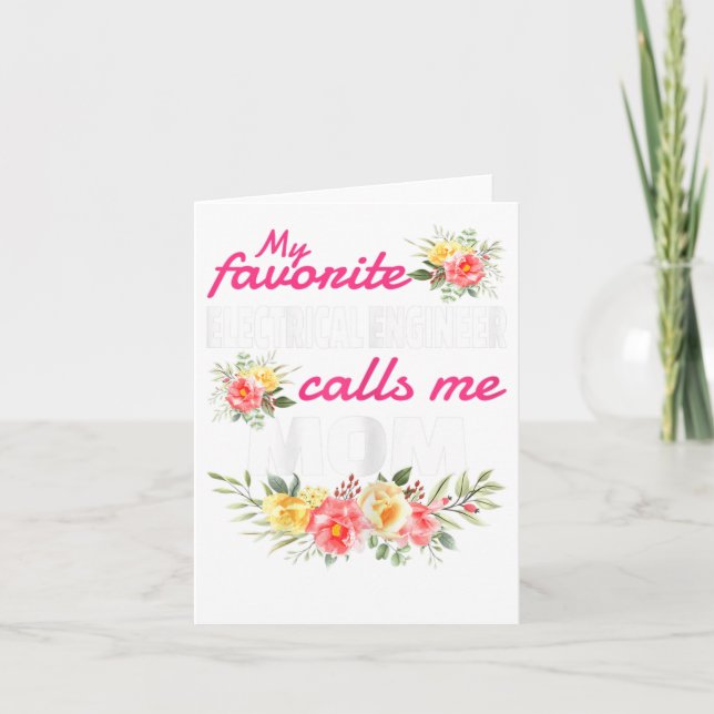 Min favoritel Ingenjör kallar mig Mamma Kort (Framsida)