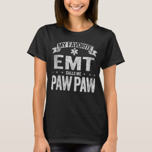 Min favoritEMT kallar mig Tass Tass Grandpa Far s T Shirt