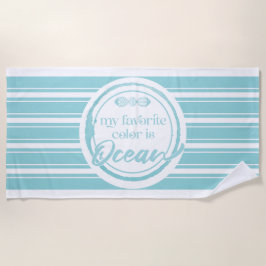 Min favoritfärg är Ocean Beach Towel