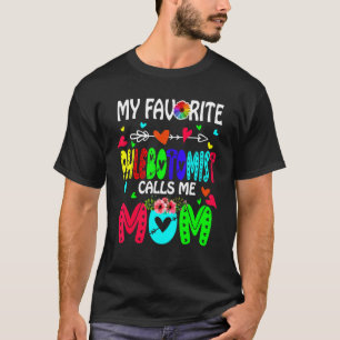 Min favoritfasbotomist kallar mig Mamma Flowers Mo T Shirt