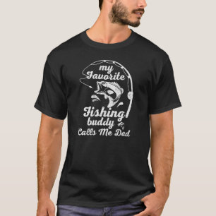 Min favoritfiskekompis kallar mig pappa t shirt