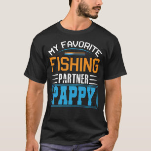 Min favoritfiskepartner PAPPY Fars dag T Shirt