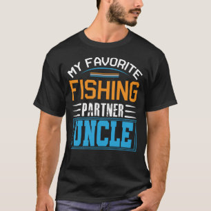 Min favoritfiskepartner UNCLE Fars dag T Shirt