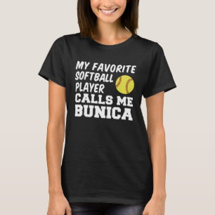 Min favoritfotbollspelare kallar mig Bunica Romani T Shirt