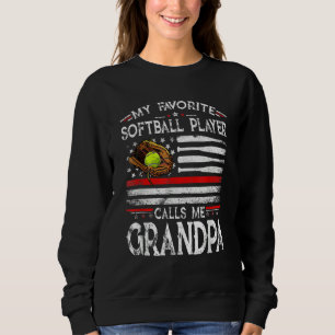 Min favoritfotbollspelare kallar mig Grandpa Ameri T Shirt