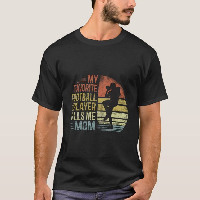 Min favoritfotbollspelare kallar mig Mamma Shirt M T Shirt (Framsida)