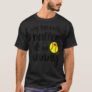 Min favoritfotbollspelare kallar mig Nanny Grandma T Shirt