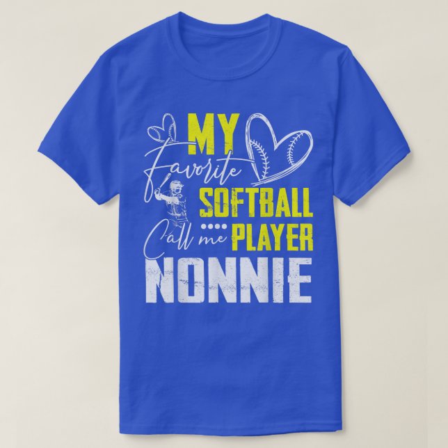 Min favoritfotbollspelare kallar mig Nonnie  T Shirt (Design framsida)