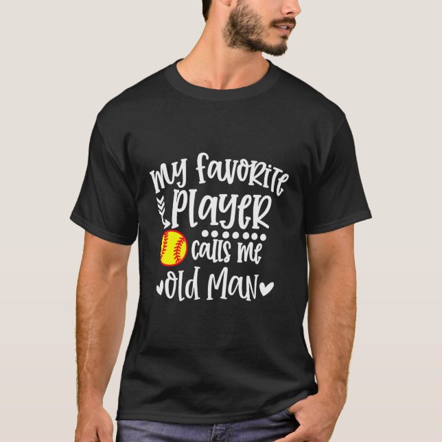 Min favoritfotbollspelare kallar mig Oba-Chan Soft T Shirt (Framsida)