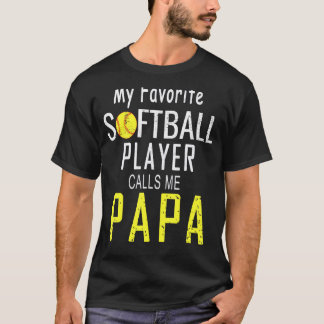 Min favoritfotbollspelare kallar mig Pappa Far T Shirt