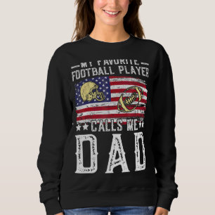 Min favoritfotbollspelare kallar mig Pappa-fotboll T Shirt