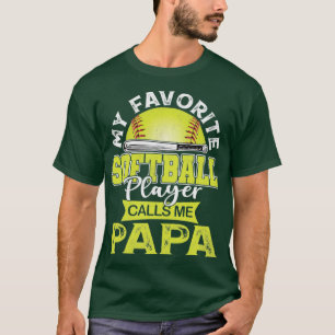Min favoritfotbollspelare ringer mig Pappa Far G T Shirt
