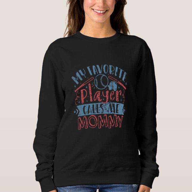 Min favoritfotbollsspelare från Baseball ringer mi T Shirt (Framsida)
