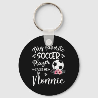 Min favoritfotbollsspelare kallar mig Nonnie  Nyckelring