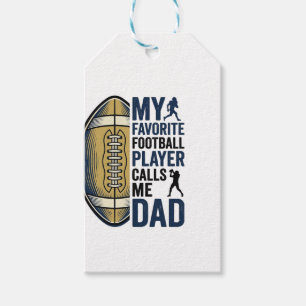 Min Favoritfotbollsspelare Kallar Mig Pappa Tröja  Presentetikett
