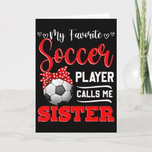 Min favoritfotbollsspelare kallar mig syster Tees  Kort