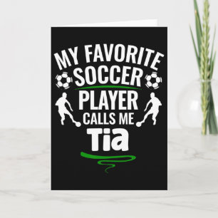Min favoritfotbollsspelare kallar mig Tia Kort