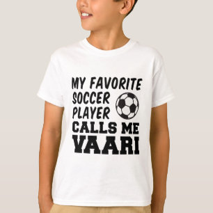 Min favoritfotbollsspelare kallar mig Vaari finsk  T Shirt
