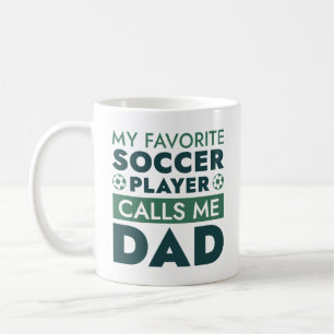 Min favoritfotbollsspelare ringer mig Pappa Kaffemugg